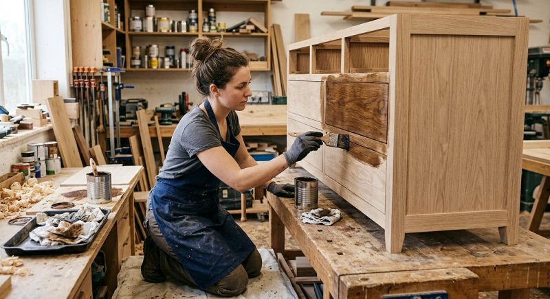 Cabinet Staining Service in Bloomington, IN