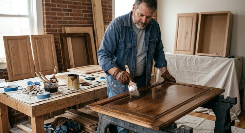 Cabinet Staining Service in Cincinnati, OH