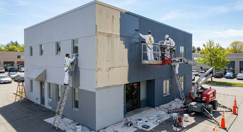 Commercial Concrete Painting in Longmont, CO