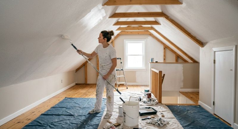 Loft Painting in Waco, TX