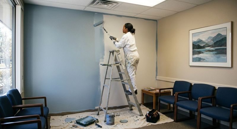 Reception Area Painting in Longmont, CO