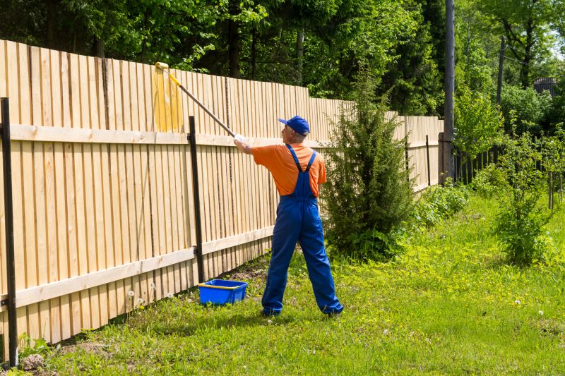 Aluminum Fence Painting in Waco, TX