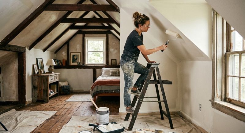 Attic Painting in Waco, TX