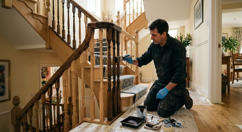 Banister Painting in Waco, TX