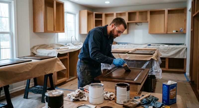 Cabinet Staining Service in Cincinnati, OH