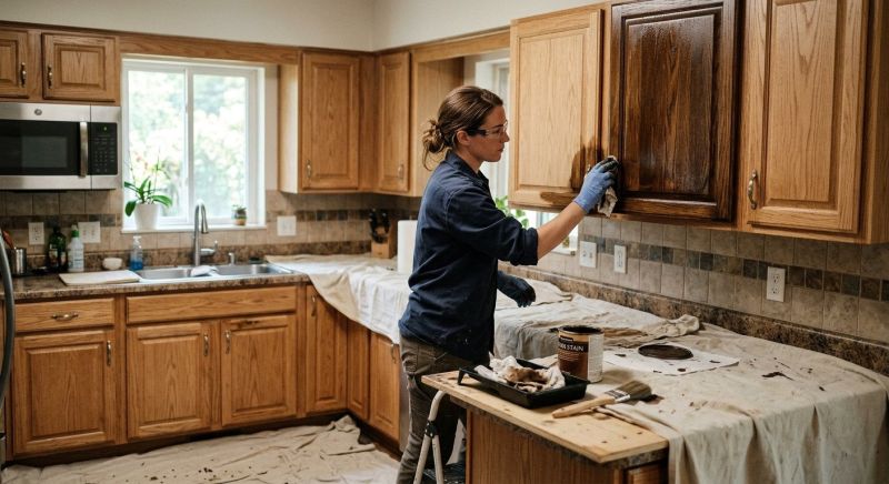 Cabinet Staining Service in Dayton, OH