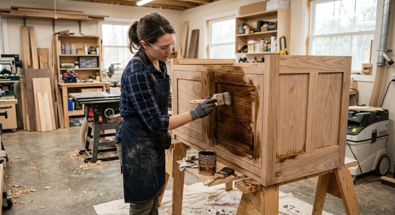 Cabinet Staining Service in Carmel, IN