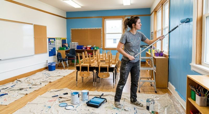 Classroom Painting in Longmont, CO