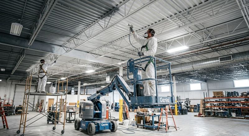 Commercial Ceiling Painting in Longmont, CO