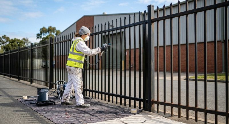 Commercial Fence Painting in Clearwater, FL