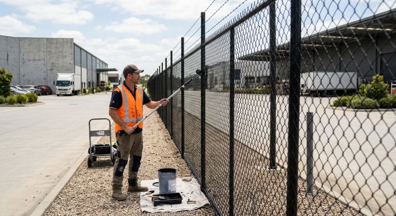 Commercial Fence Painting in Saint Petersburg, FL