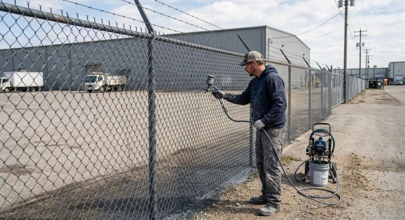 Commercial Fence Painting in Arvada, CO