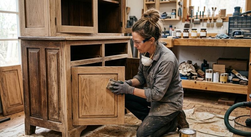 Cupboard Refinishing in Carmel, IN