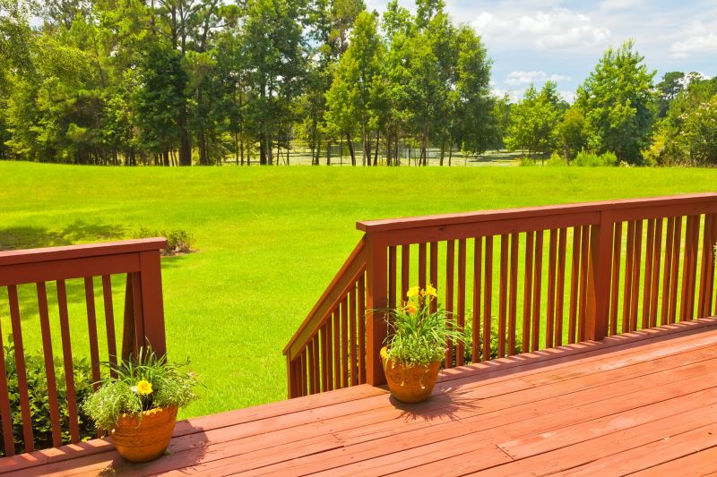Deck Rail Staining in Waco, TX