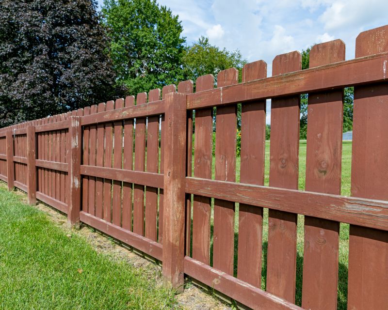 Painting fences and gates