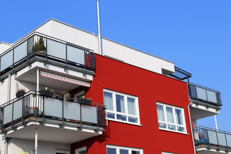 Colorful house facade