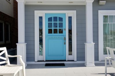 Vivid front door color