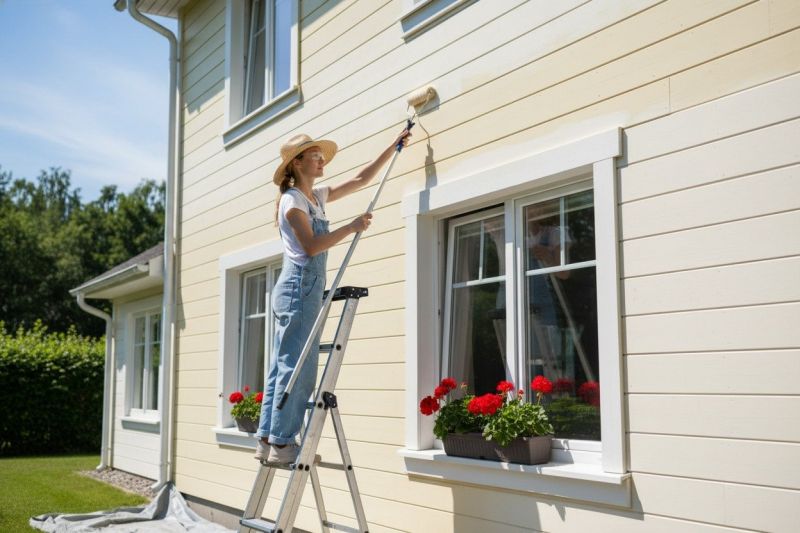 Fascia Painting in Longmont, CO