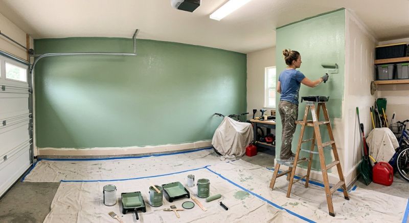 Interior Garage Painting in Waco, TX