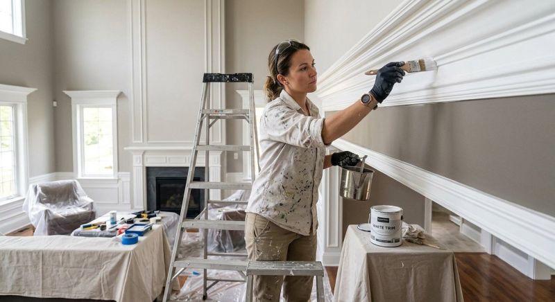 Interior Trim Staining in Waco, TX