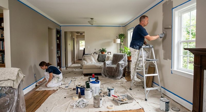 Interior Wall Painting in Waco, TX