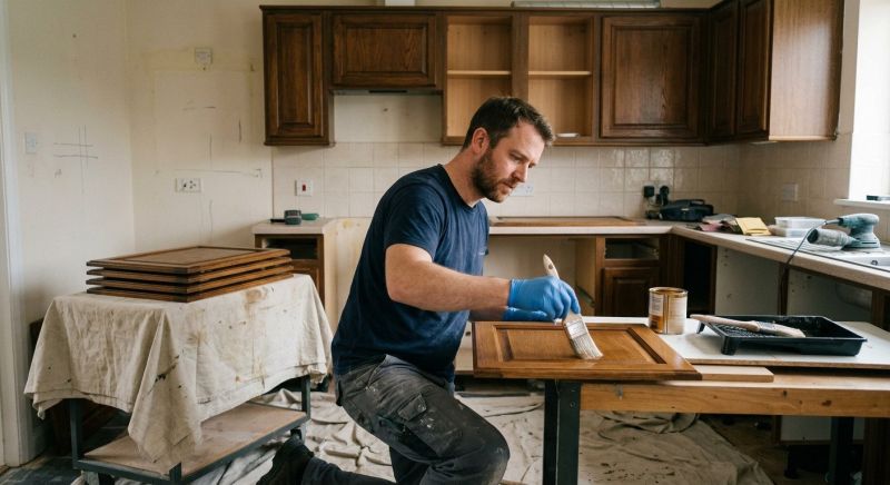 Kitchen Cabinet Refinishing in Bloomington, IN