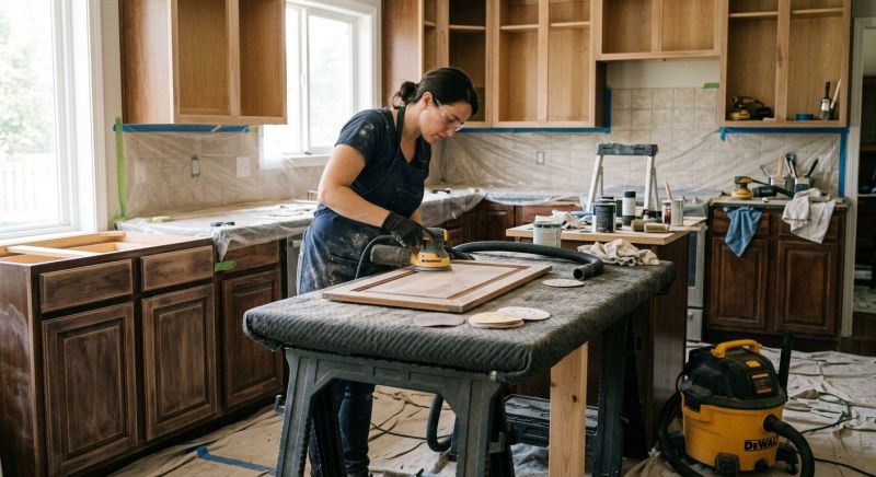 Kitchen Cabinet Refinishing in Kokomo, IN