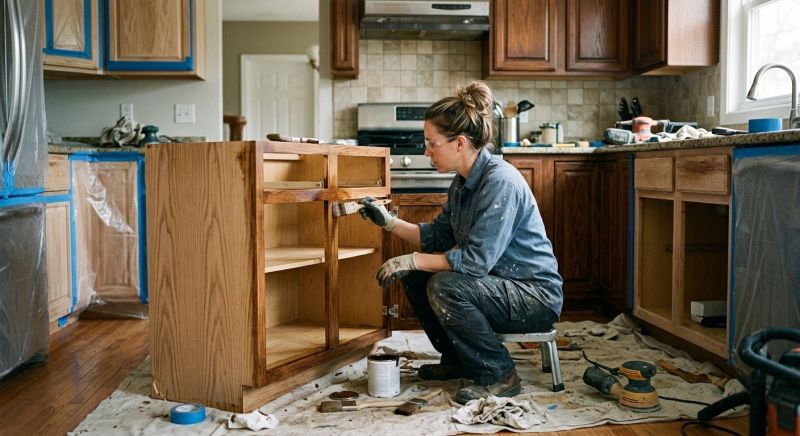 Kitchen Cupboard Refinishing in Cincinnati, OH