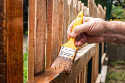 Pine Fence Staining in Waco, TX