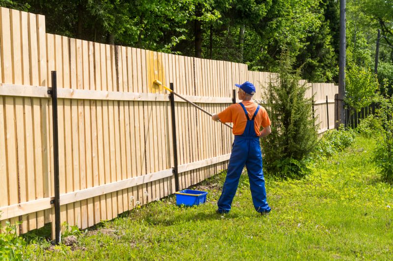 Steel Fence Painting in Waco, TX