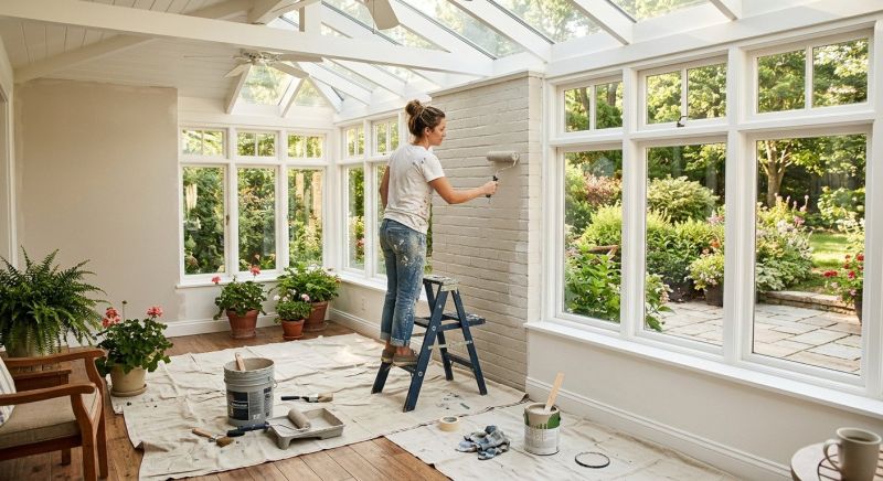 Sunroom Painting in Waco, TX