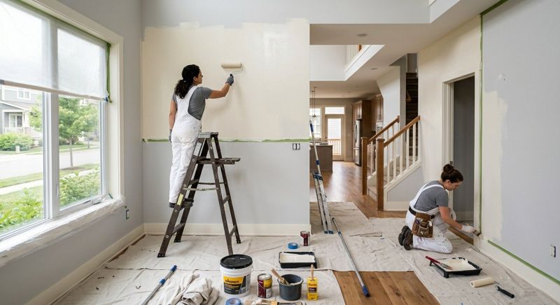 Townhouse Interior Painting in Waco, TX