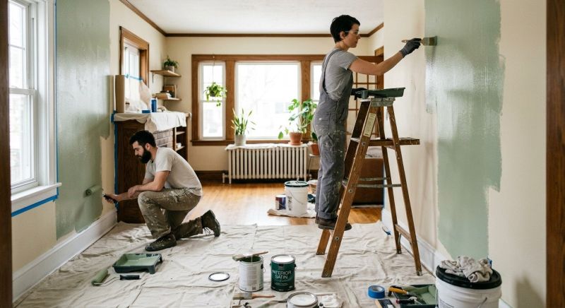 Townhouse Interior Painting in Waco, TX