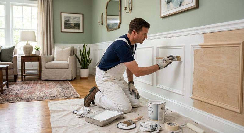 Wainscoting Painting in Waco, TX