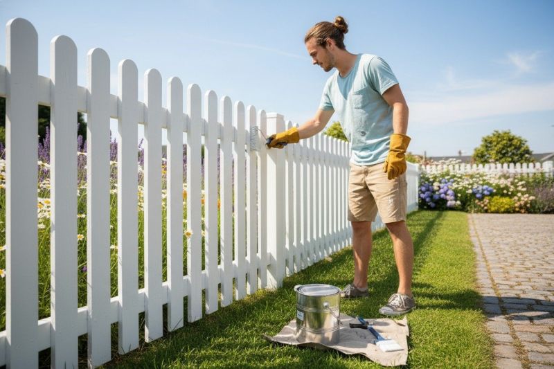 Wire Fence Painting in Waco, TX