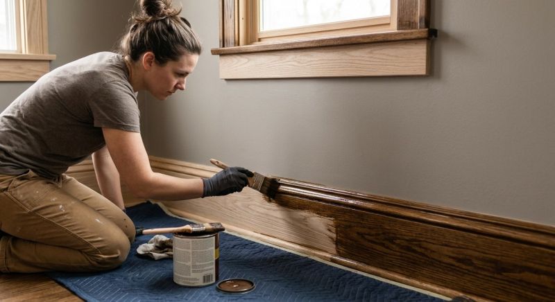 Wood Trim Painting in Waco, TX